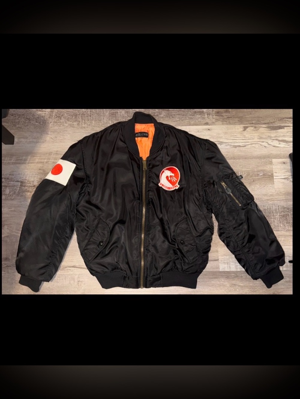 Mil-Com MA1 Flight Bomber Jacket Size Medium